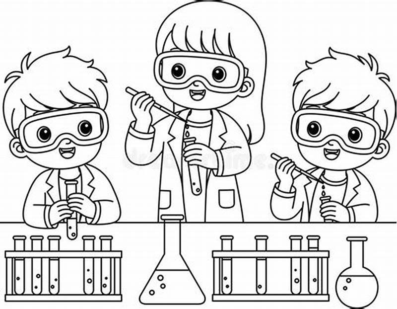 Science Lab Coloring Pages