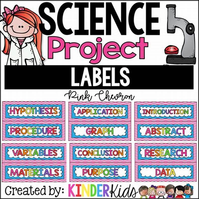 Science Project Labels Printable