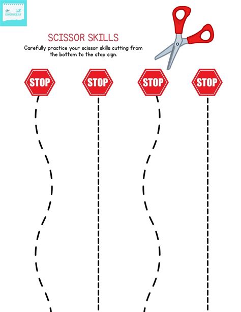 Scissor Practice Printable