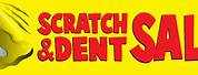 Scratch Dent Sign