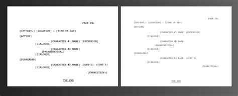 Screenplay Template Word
