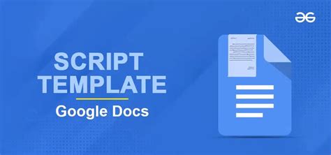 Script Google Doc Template