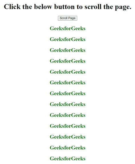 Scroll Automatically to the Bottom of the Page