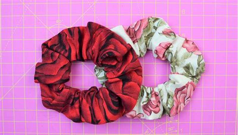 Scrunchie Pattern Sewing
