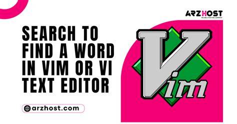 Searching word in vim