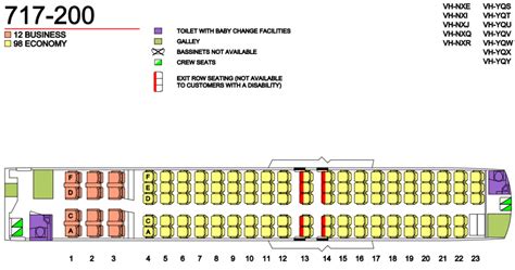 Seating Chart Boeing 717-200