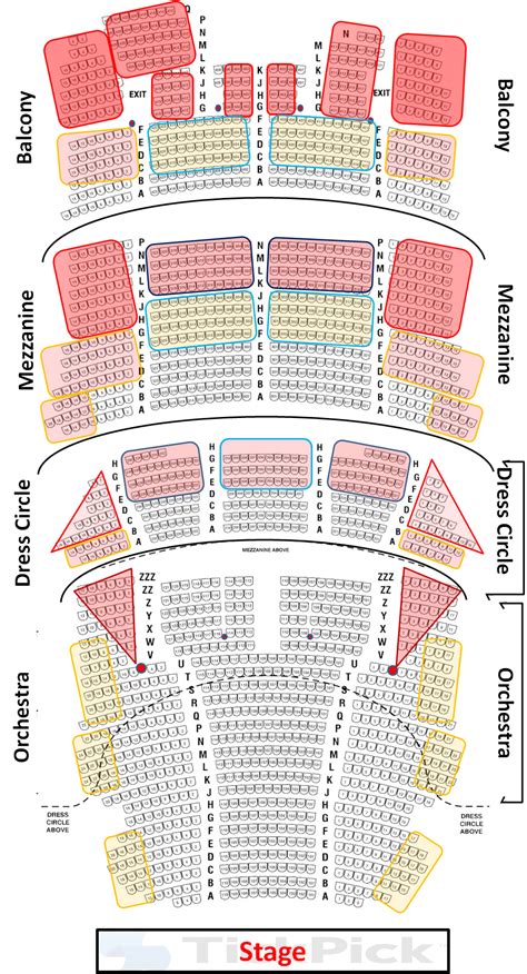 Seating Chart For Cibc Theatre