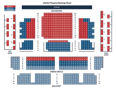 Seating Chart Herbst Theater