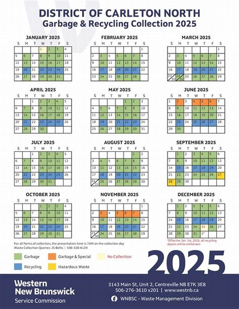 Seattle Garbage Collection Calendar