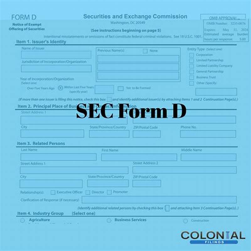 Sec File Form D