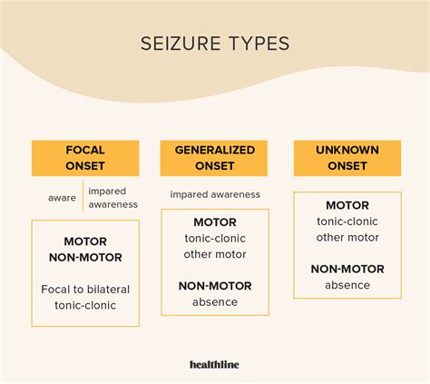 Seizure Types Chart