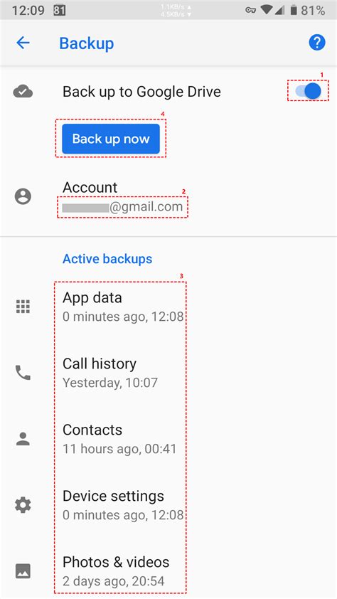 Select Folder to Backup Google Photos Android