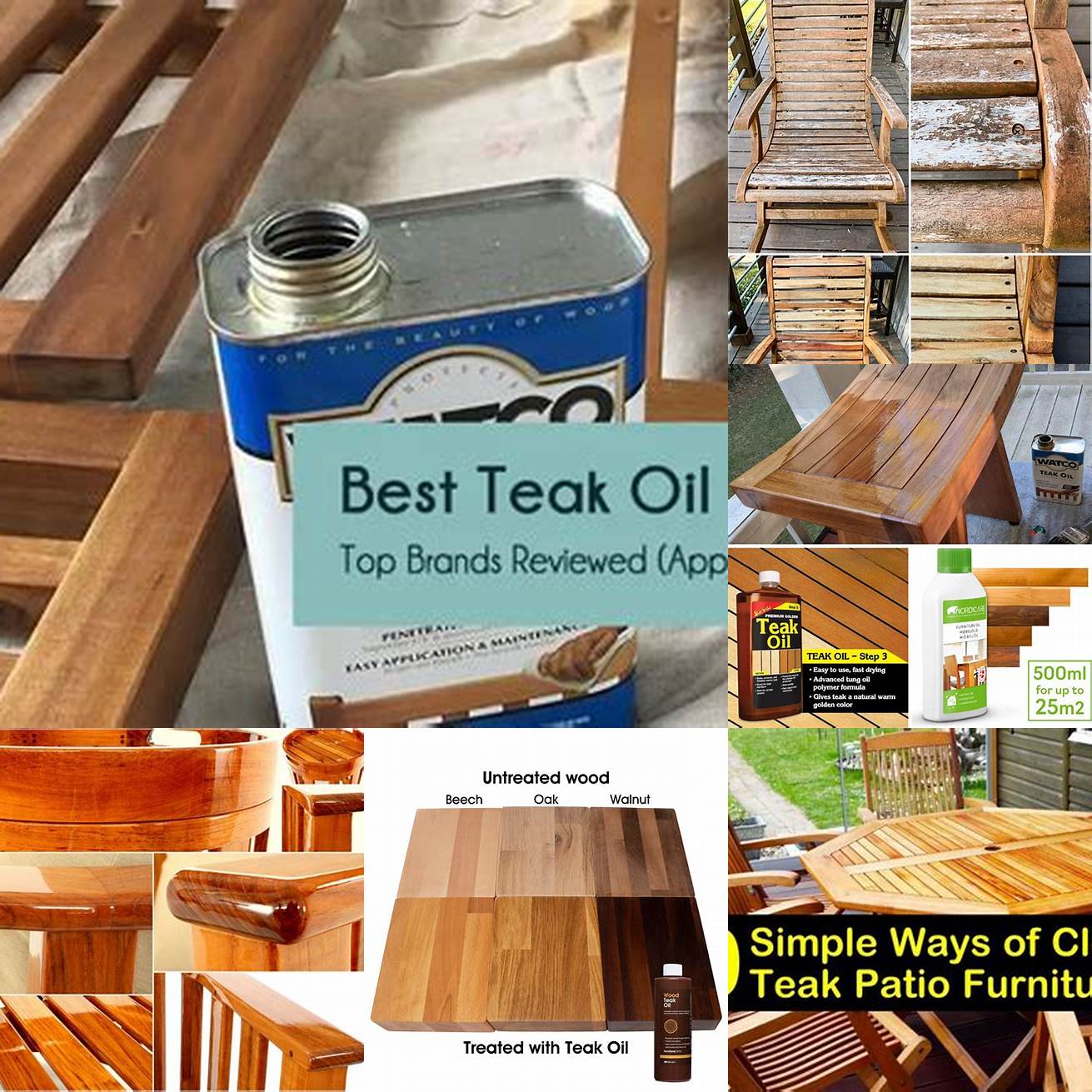 Selecting the Right Teak Oil