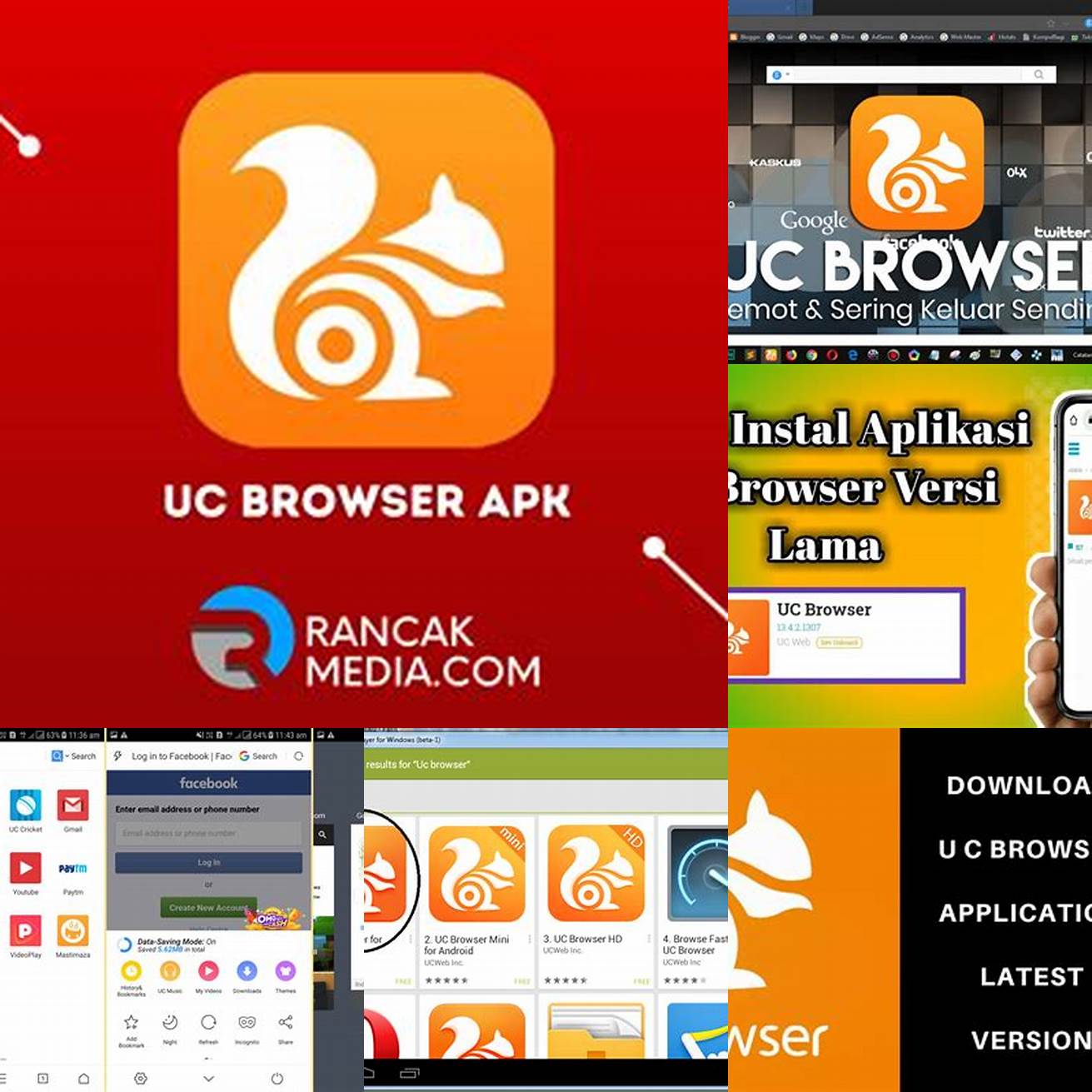 Selesai Sekarang kamu telah berhasil mengunduh dan menginstal APK UC Browser versi lama