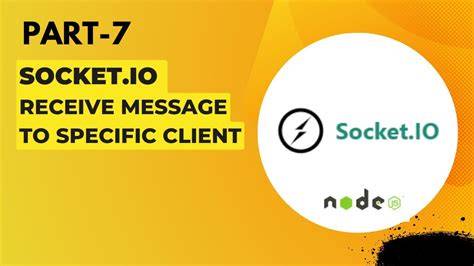 Send message to specific client with socketio and nodejs