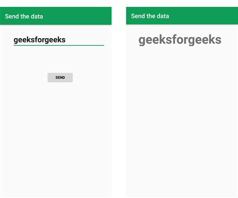 Sending data back to the Main Activity in Android