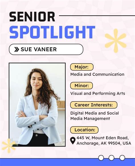Senior Spotlight Template