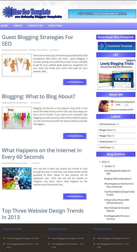 Seo Blog Template