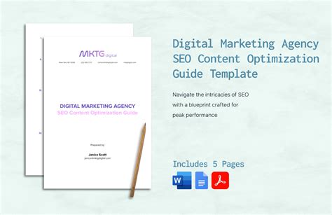 Seo Content Marketing Template