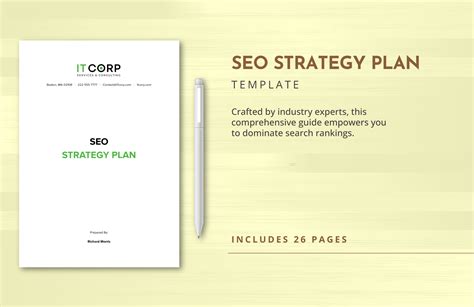 Seo Strategy Plan Template