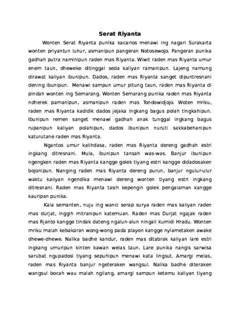 Serat Riyanta