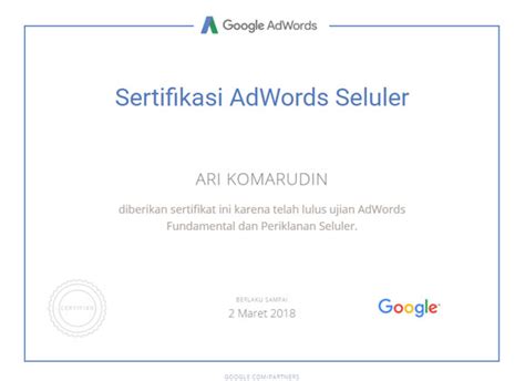 Sertifikat Google Partner Indonesia