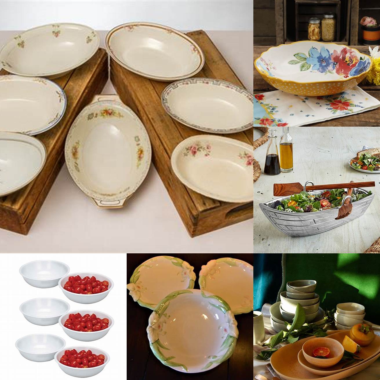 Serving platters and bowls filled with hearty family-style dishes