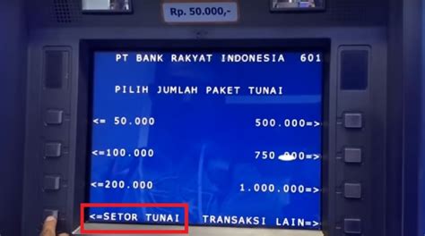 Setor Tunai BRI