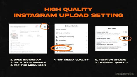 Setting Instagram