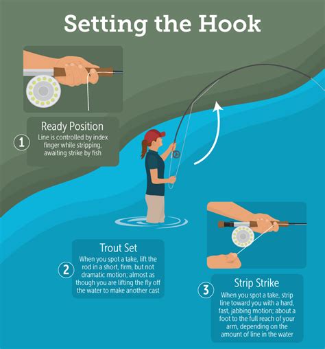 Setting a fishing hook