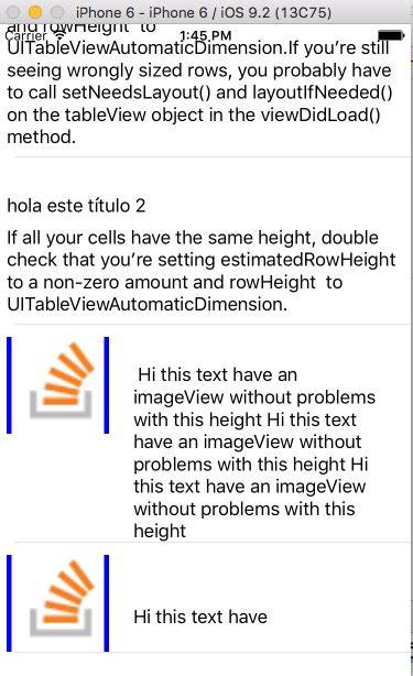 Setting custom UITableViewCells height