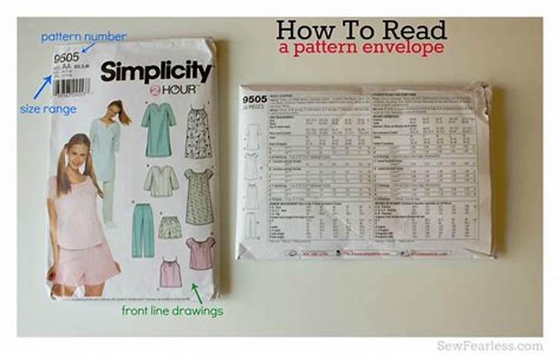 Sewing Pattern Envelope