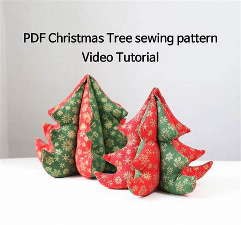 Sewing Pattern For Christmas Tree