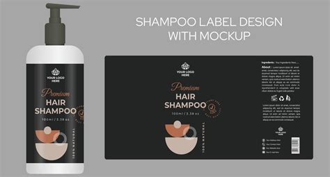 Shampoo Bottle Label Template
