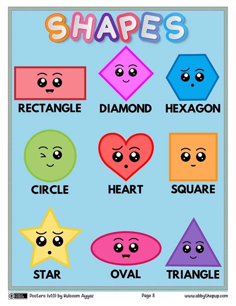 Shapes Poster Printable