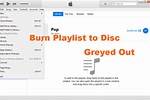 Share Burn to Disc Greyed Out
