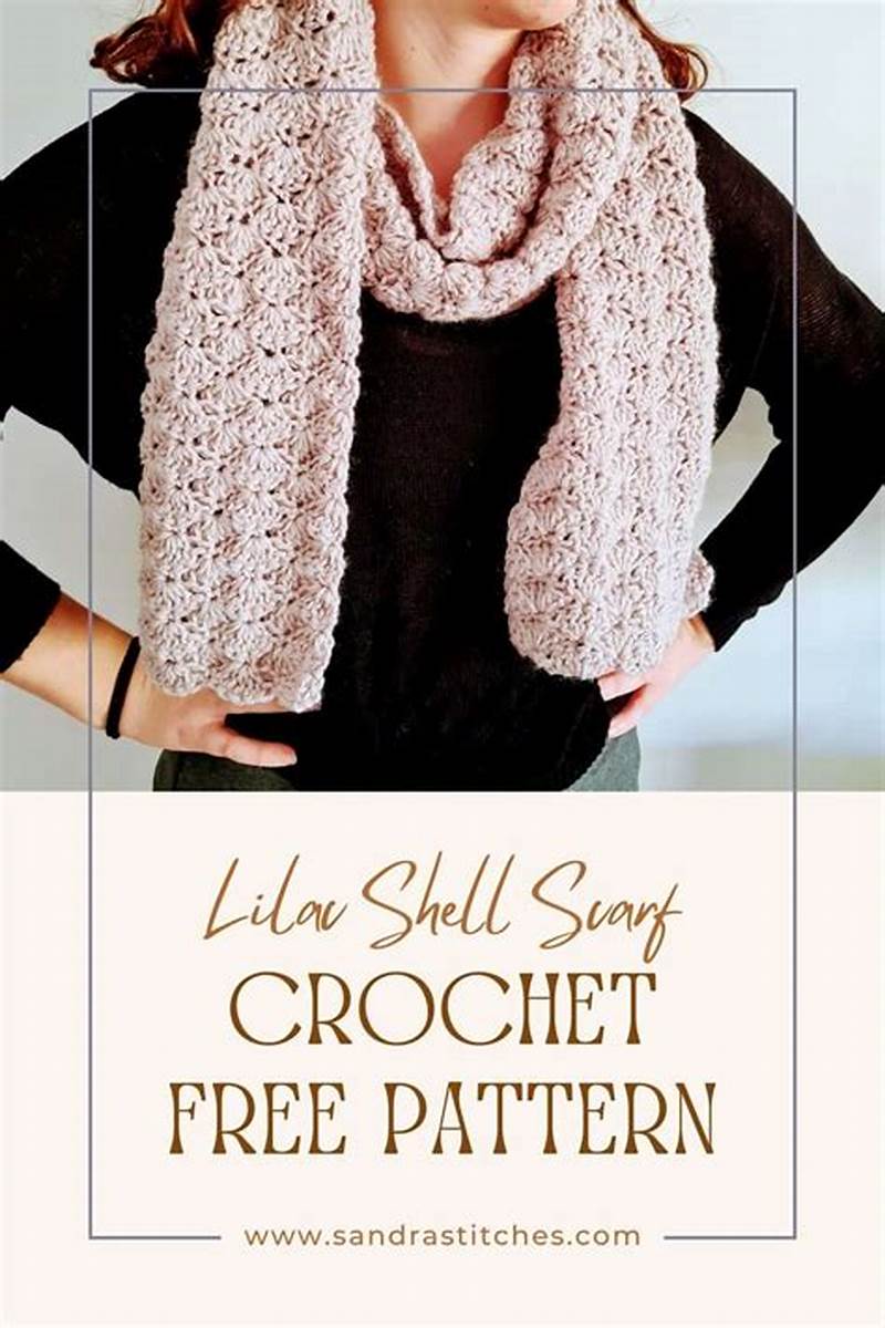 Shell Crochet Scarf Pattern