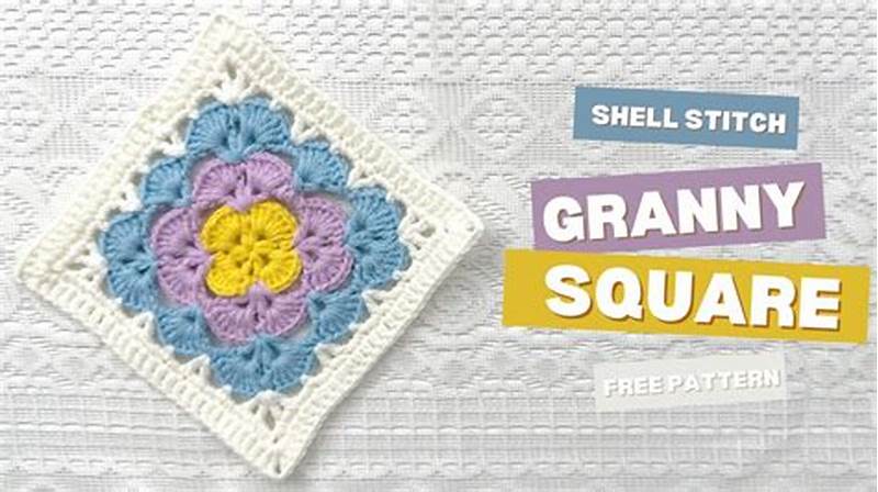 Shell Granny Square Pattern