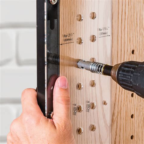 Shelving Hole Template