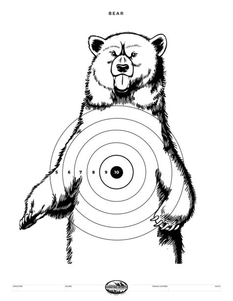 Shooting Target Printable Funny