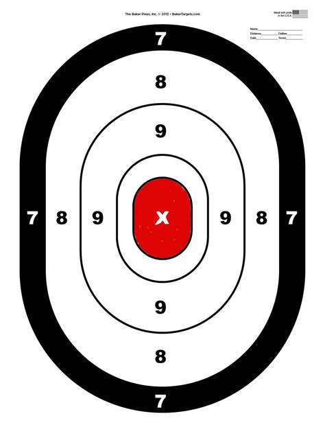 Shooting Targets Printable