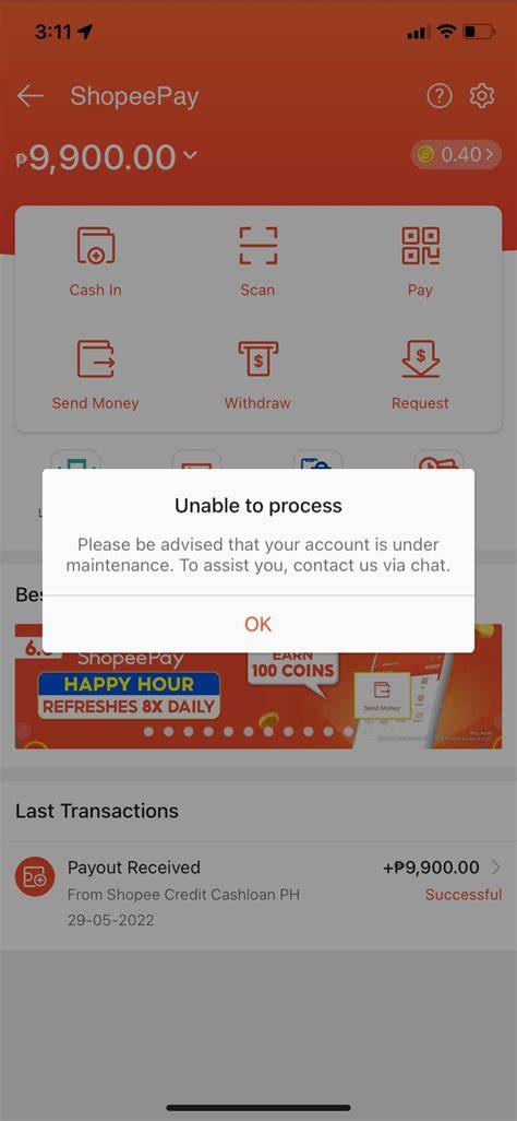 ShopeePay Error