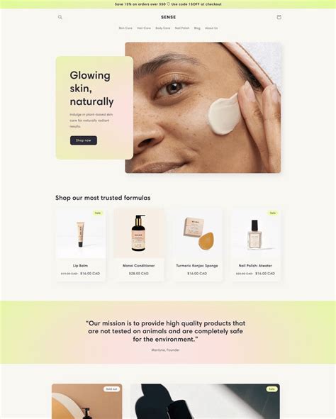 Shopify Templates Beauty