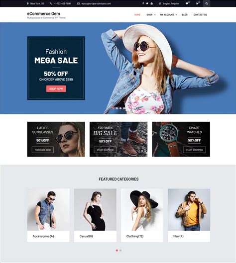 Shopping Site Template
