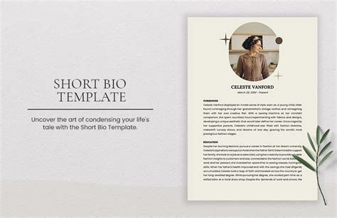 Short Bio Templates
