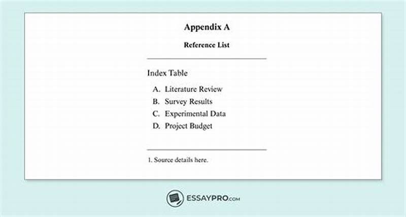 Short Form Of Appendix