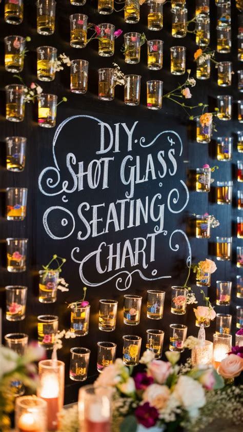Shot Glass Seating Chart