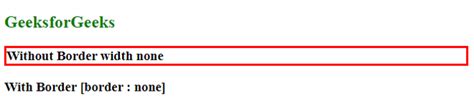 Should I use border none or border 0