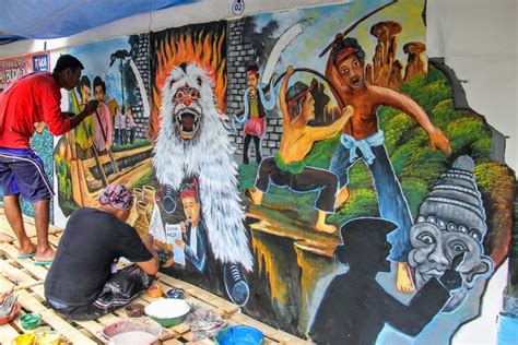 Karya Kolaborasi dengan Komunitas Mural Indonesia