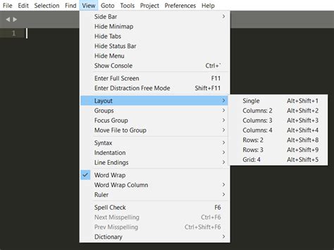 Showing the same file in both columns of a Sublime Text window